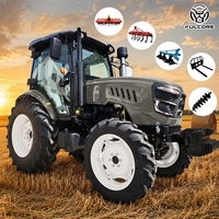 Tracteur agricole FULCORE avec service après-vente complet, cabine en option et levage hydraulique puissant pour la préparation des terres