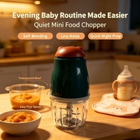 Robot culinaire électrique multifonctionnel pour bébé, mini mixeur pour purée de bébé, hachoir à ail et à viande