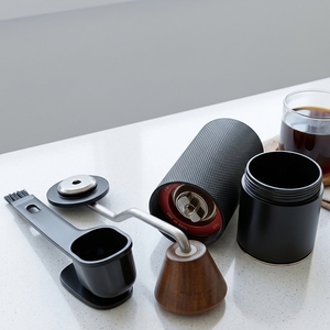 Moulin à café manuel portable en acier inoxydable à meules coniques, capacité 30g, en alliage d'aluminium, écologique – Offre spéciale - Product Image 5