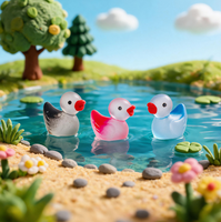 Figurines de canards miniatures lumineuses en vrac, qui brillent dans le noir, pour remplissage de sacs surprises, récompenses scolaires, cadeaux de fête d'anniversaire