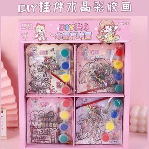 Sanrio – ensemble de peinture colorée translucide pour enfants, jouets à dessiner, matériel en papier unisexe de 3 à 6 ans - Product Image 2