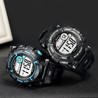 Montre digitale pour homme Mingrui, nouvelle collection, résistante à l'eau 30M, logo personnalisé, sport, grand cadran, 6 couleurs, OEM ODM CE FCC
