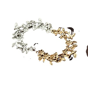 Pendentif en cuivre sculpté en forme de branche de fleur de prunier, 15x45mm, style antique, pour la fabrication de colliers - Product Image 5