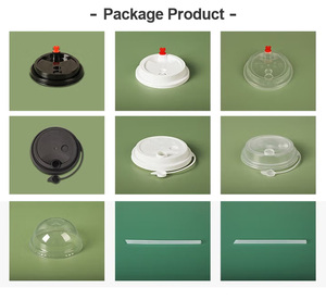 Custom Logo Printed Disposable Clear PP Plastic Cups with Lids 90mm Caliber for Milk Tea Coffee Juice 500ml 700ml Wholesale - Product Image 4