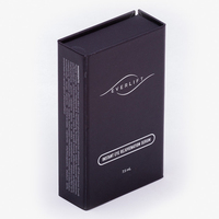 Boîte Cadeau Rigide en Carton Noir Mat avec Logo Imprimé Personnalisé et Fermeture Magnétique