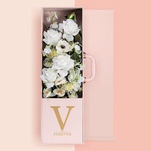 <span class=keywords><strong>Becan</strong></span> Victoria's Secret Día de San Valentín Confesión Rosa Caja de regalo Rectangular Acrílico Flor Satchel Material de embalaje - Product Image 4