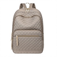 Nouveau Sac à Dos Matelassé pour Femme, Grande Capacité, Tendance, Décontracté, Polyvalent, pour Voyage et Trajet Quotidien, Vente en Gros