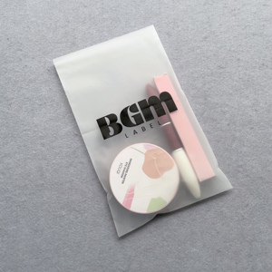 Customized Logo Printed Frosted <b>Plastic</b> Bag Women Jeans <b>Packaging</b> Self Sealing Tape Garment Bag for Small Business - Product Image 2