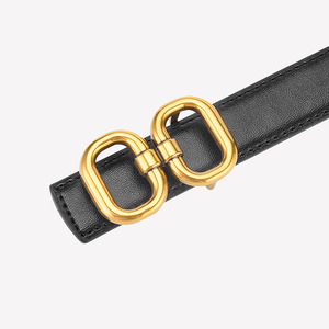 Ceinture Femme en Cuir Véritable de Vachette Haute Qualité, Style Tendance, pour Jean, Robe et Taille - Product Image 5