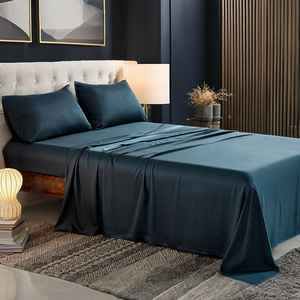 Set di biancheria da letto in fibra di bambù naturale eco-friendly all'ingrosso Set di biancheria da letto Queen Twin taglie copripiumino di raffreddamento con borsa in fogli imballata - Product Image 1