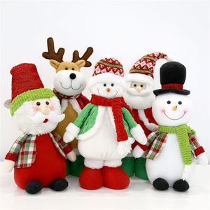 Marca de San Valentín de peluche de Navidad de peluche de dibujos animados mascota muñeco de nieve de juguete con sombrero rojo - Product Image 4