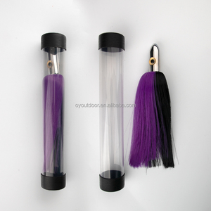 Señuelos <span class=keywords><strong>Iland</strong></span>, Señuelos Ilander Teasers, Señuelo Flasher con Ojos 3D, Cabeza de Latón Cromado, Falda de Nailon, Señuelo de Pesca de Atún de Gran Tamaño, Señuelo de Arrastre con Falda de Mylar - Product Image 3