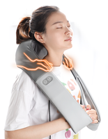 Masseur électrique professionnel 3D pour le cou et les épaules avec 6 têtes de massage douces, certifié CE