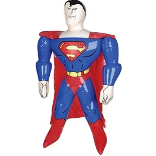 2M tall sealed inflatable superman cartoon balloon for advertising