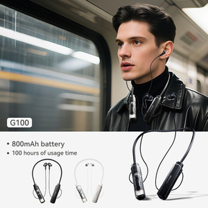 Auriculares Inalámbricos TWS de Moda con Banda para el Cuello, para Deportes y Juegos, con Resistencia al Agua IPX5 5.4, Pantalla Digital, Cancelación de Ruido ENC JL 20h - Product Image 6