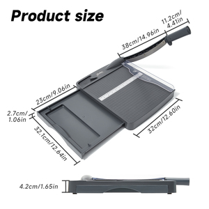 Chuyên nghiệp cắt lớn capacity16 tờ A4 Hướng dẫn sử dụng giấy nặng cắt giấy Máy tông đơ - Product Image 5