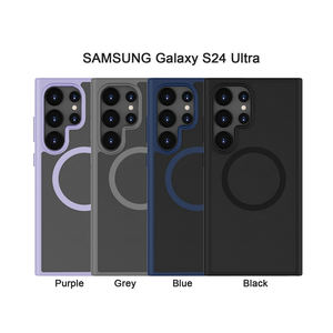 Nouveau étui magnétique de la série Soft Touch Anti-jaunissement étui de téléphone Anti-choc en TPU dur pour Galaxy <span class=keywords><strong>Samsung</strong></span> S24 Ultra étui - Product Image 6