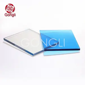 Plastic corrugated frproof pc profiles translucent sheet fiberglass roof panels light roof tiles