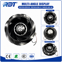 Ventilador Centrífugo Trifásico de Alto Flujo de Aire R2D190-AC08-10 de 190 mm, Operación Continua Confiable, Refrigeración Industrial con Inversor