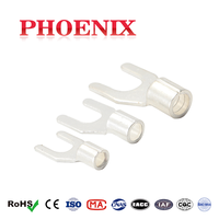 Cosses de câble en cuivre-aluminium de type U Phoenix, bornes à sertir pour câblage électrique