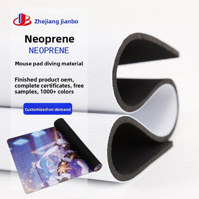 Neoprene Extra Large Non-slip Mouse Pad Rubber & Desk Mat for Computer/Office Use Coffee Table Mat Jiaji Fabric Diving Material