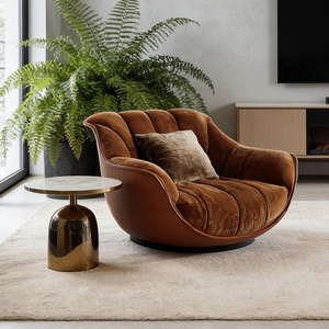 <span class=keywords><strong>Fauteuil</strong></span> moderne <span class=keywords><strong>de</strong></span> luxe <span class=keywords><strong>en</strong></span> velours, coque festonnée, <span class=keywords><strong>fauteuil</strong></span> d'appoint, canapé simple, rembourré, art déco, meubles <span class=keywords><strong>de</strong></span> salon, chambre à coucher, salon - Product Image 1