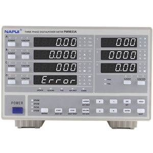 Three Phase 3 Wires Parameter Tester 3 Phase Power Analyzer with 0.1W-12KW Range and 0.4% Accuracy - Product Image 1