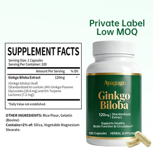 แคปซูลใบแปะก๊วยสกัดธรรมชาติบริสุทธิ์สูง ราคาโรงงาน ผลิตตามสั่ง เพื่อสุขภาพสมอง - Product Image 3