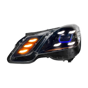 Gdj ชุดไฟหน้าเหมาะสำหรับรถเบนซ์รุ่น10-13ดัดแปลง W212หลอดไฟ LED สำหรับวิ่งกลางวันเลนส์ LED