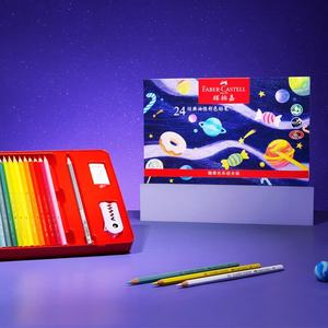Ensemble de crayons de couleur à base d'huile <span class=keywords><strong>Faber</strong></span>-<span class=keywords><strong>castell</strong></span> 24 couleurs, crayons d'art aux tons bonbons pour le <span class=keywords><strong>dessin</strong></span> et le croquis - Product Image 3