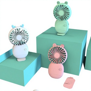 Ventilateur portable personnalisé avec logo, cadeau publicitaire pour événement promotionnel, gravure double face, rechargeable, 7 pales, mode silencieux - Product Image 1