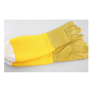 Strumenti di apicoltura guanti di protezione traspirante bee guanti di cuoio di formato personalizzato apicoltore apicoltura guanti - Product Image 1