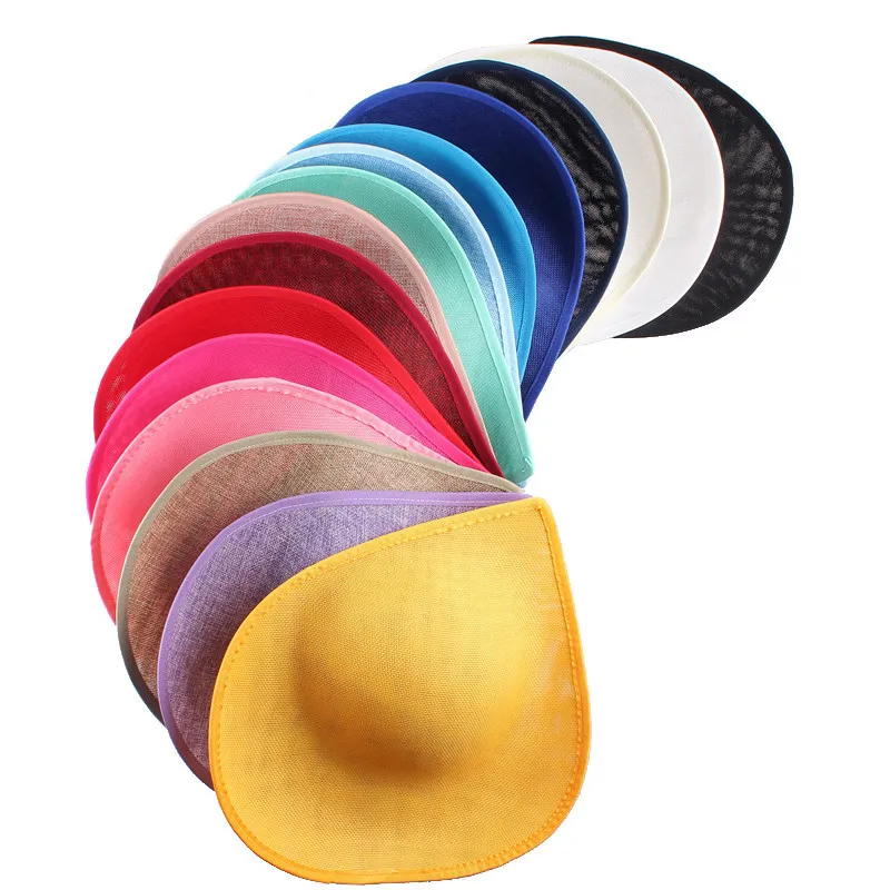 Teardrop Sinamay di Base Per La Fabbricazione di Base di Fascinator Base di Cappello Copricapo Headwear