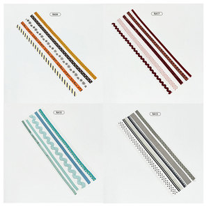 Noël jacquard <span class=keywords><strong>crochet</strong></span> coton ruban <span class=keywords><strong>scrapbooking</strong></span> fournitures collection de rubans adhésifs pour projet de papier artisanal - Product Image 4