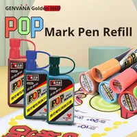 25ML 12 Couleurs Remplissage D'encre pour Art Supermarché Pharmacie Affiche Publicitaire Pop Marker Pen