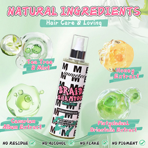 <span class=keywords><strong>Champú</strong></span> para Trenzas de Marca Privada Personalizado, Hidratante y Refrescante, <span class=keywords><strong>Champú</strong></span> Sin Enjuague para Trenzas, Locs y Twists - Product Image 5