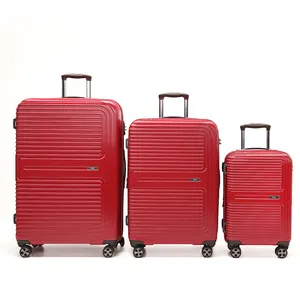 Gody London Factory OEM 3 pezzi ABS + PC Set di valigie da viaggio 20 24 Set di valigie da 28 pollici bagaglio a rotelle di buona qualità su