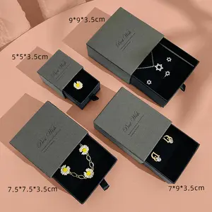 Custom Printed Paper Gift Box Jewelry Packing Necklaces Paper Box jewelry pack boxes for Jewelry vendor