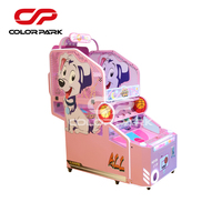 Parc coloré nouvelle machine d'arcade de basket-ball rose de divertissement de haute qualité pour les Offre Spéciale