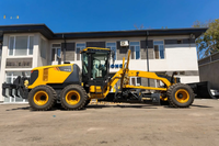 Niveleuse à moteur 4180D, 140 kW, transmission à changement de vitesse, cabine ROPS FOPS, climatisation, pour travaux de nivellement au sol dans les aéroports et sur les sites miniers