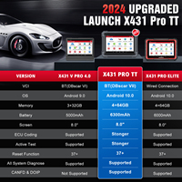 Máquina de herramienta de diagnóstico de Sistema completo Launch X431 PRO TT para todos los coches, escáner OBD2, 2 años de actualización gratuita