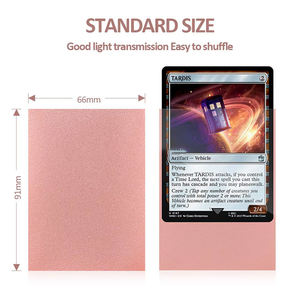 Y Y Card Sleeves 66*91mm Matte Finish Card Cover Penny Clear Inner Sleeves High <b>Protector</b> for TCG Perfect Fit Trading Card - Product Image 5