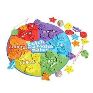 Jouet de pêche magnétique Onshine, jeu éducatif en bois pour enfants de 2 à 4 ans, ensemble de jeu interactif - Product Image 2