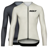 Maillot de cyclisme réversible imprimé à manches longues pour homme, fermeture éclair intégrale, en polyester écologique, résistant au vent, pour VTT et activités de plein air