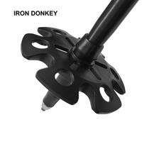 IRONDONKEY bâtons de trekking avec poignée en liège réglable panier de ski de boue de neige Portable pour la marche sable poudre neige Design moderne