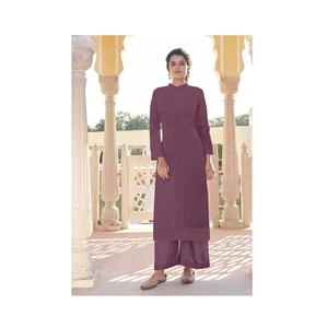 Conjunto de pantalón Kurti de traje Salwar Kameez de trabajo de secuencia de bordado pesado de estilo indio y pakistaní para mujer con Dupatta - Product Image 1