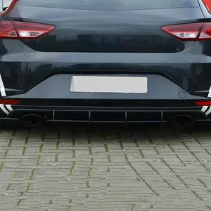Lame de pare-chocs arrière pour Seat Cupra 2012-2016, diffuseur de spoiler, protection de lame arrière, kits carrosserie, accessoires de tuning extérieurs - Product Image 3