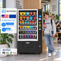Distributeurs automatiques intelligents RUNYANG personnalisés pour les articles de vente au détail, les boissons, les aliments et les boissons gazeuses