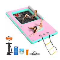 Plateforme flottante FBsport, plateforme gonflable, quai flottant et plateforme de flottaison, quai de fitness gonflable
