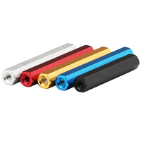 Écrous hexagonaux longs et robustes en aluminium 6061 7075 anodisé blanc, rouge, bleu, jaune, en acier allié, M6 M10 M16, DIN6334